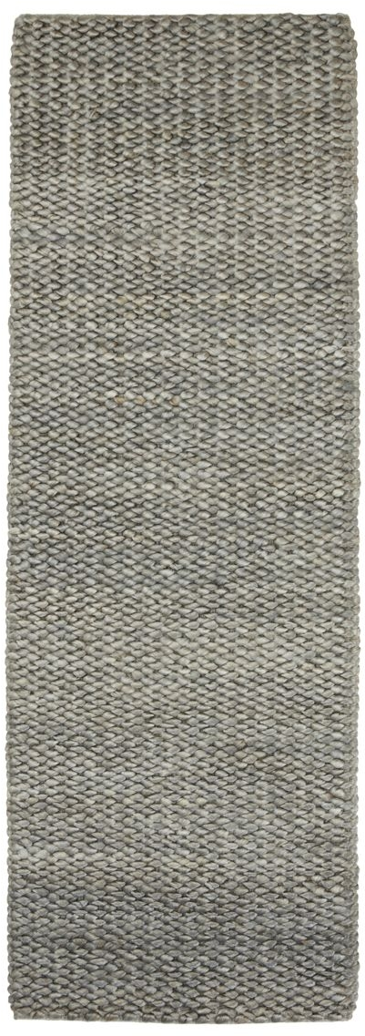 Gulvtæppe løber byNORD Sigrid Thunder grå jute-bomuld 60x180 cm