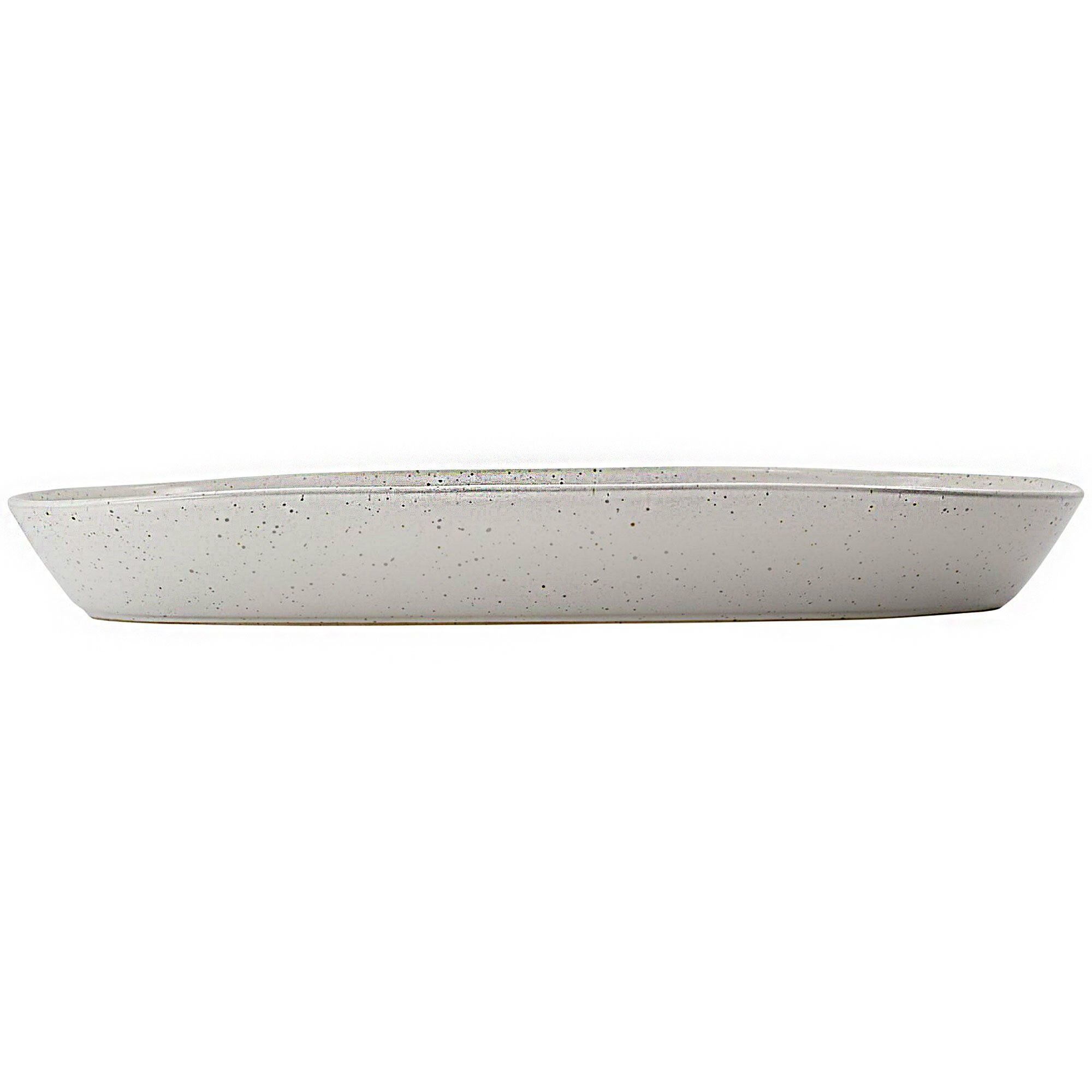 House doctor Pion serveringsfad, 38 x 19 cm, hvid/grå