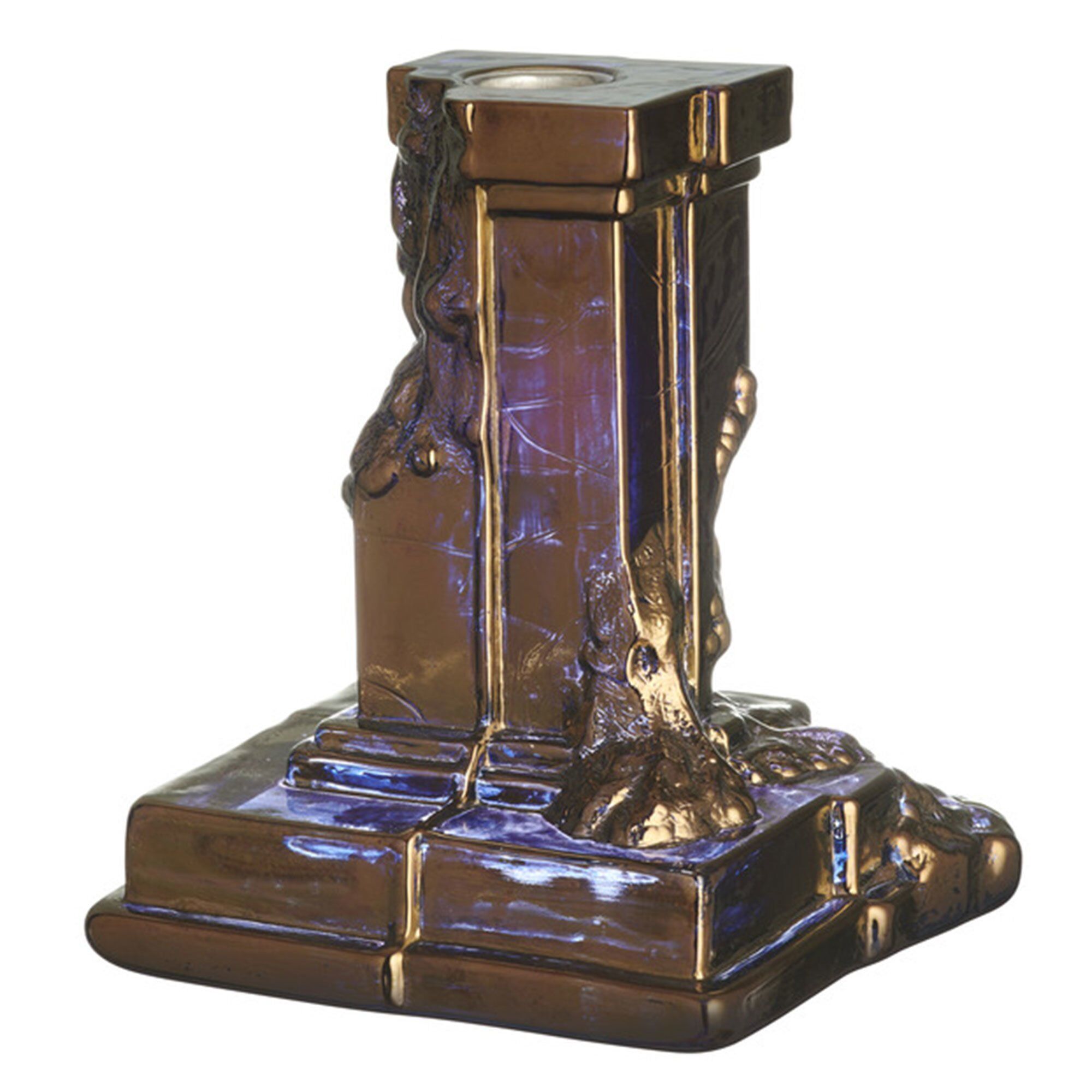Kosta boda Rocky Baroque lysestage 150 mm, glossy glaze