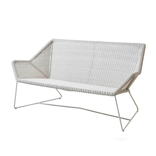 Cane-Line Breeze 2-personers havesofa - hvidgrå  : Erling Christensen Møbler