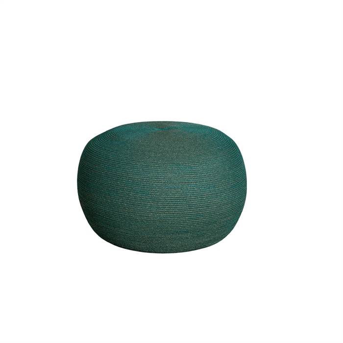 Cane-Line Circle fodskammel Stor - Dark Green Dark green : Erling Christensen Møbler