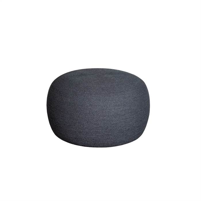 Cane-Line Circle fodskammel Stor - Dark Grey Dark grey : Erling Christensen Møbler