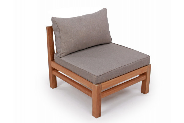 Colorado Teak Mellemmodul m/Andorra Airflow hynder Sand Vandafvisende