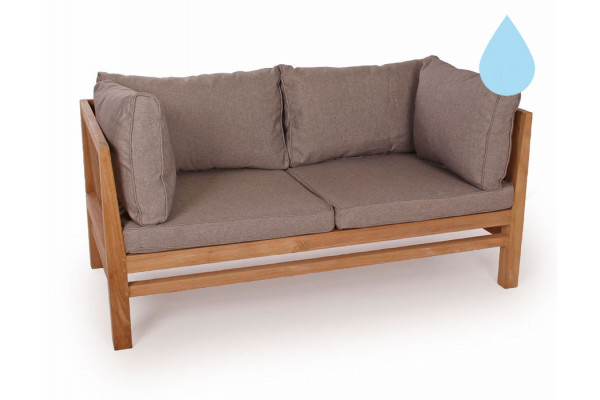 Colorado Teak Sofa - 2 pers. Sand Vandafvisende