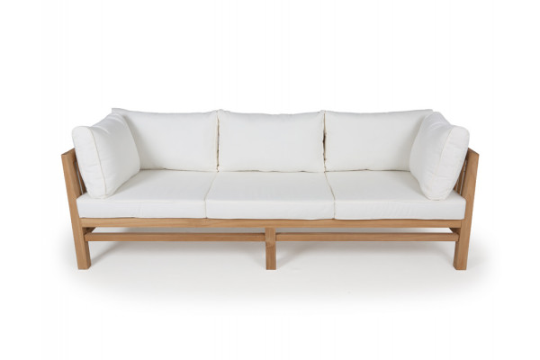 Colorado Teak Sofa 3 pers. Natur vandafvisende