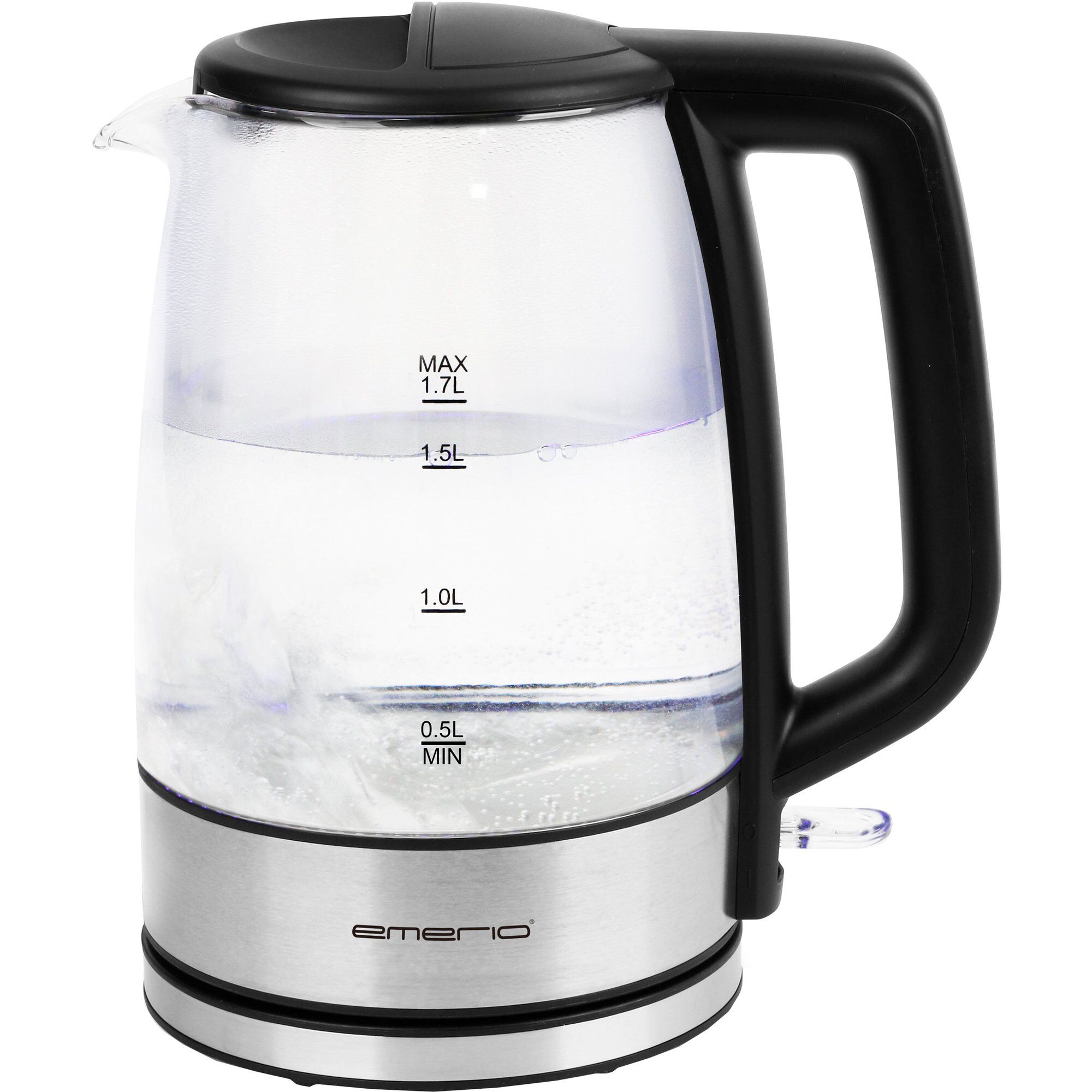 Emerio Elkedel 1,7 liter, glas