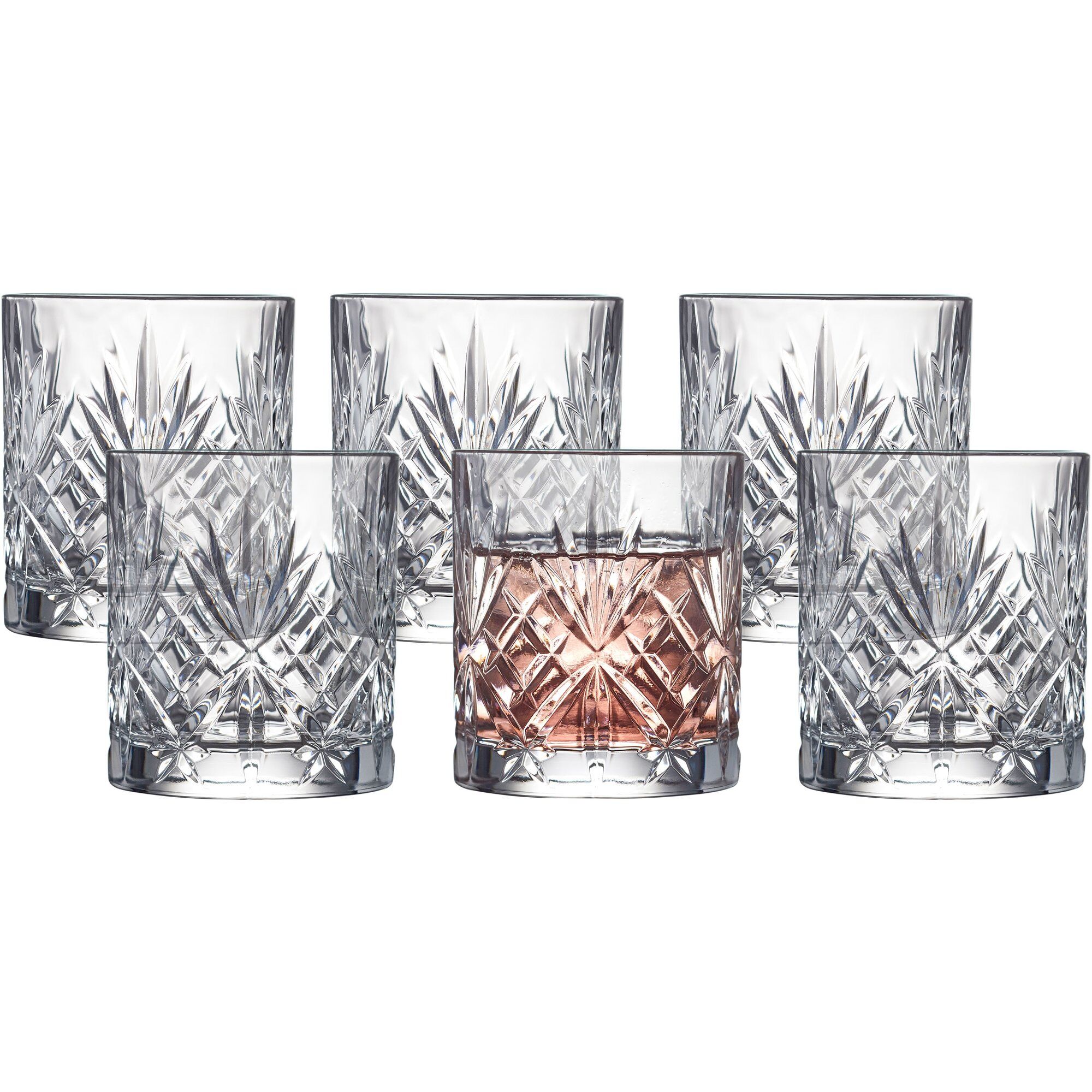 Lyngby glas Melodia vandglas, 6 stk.