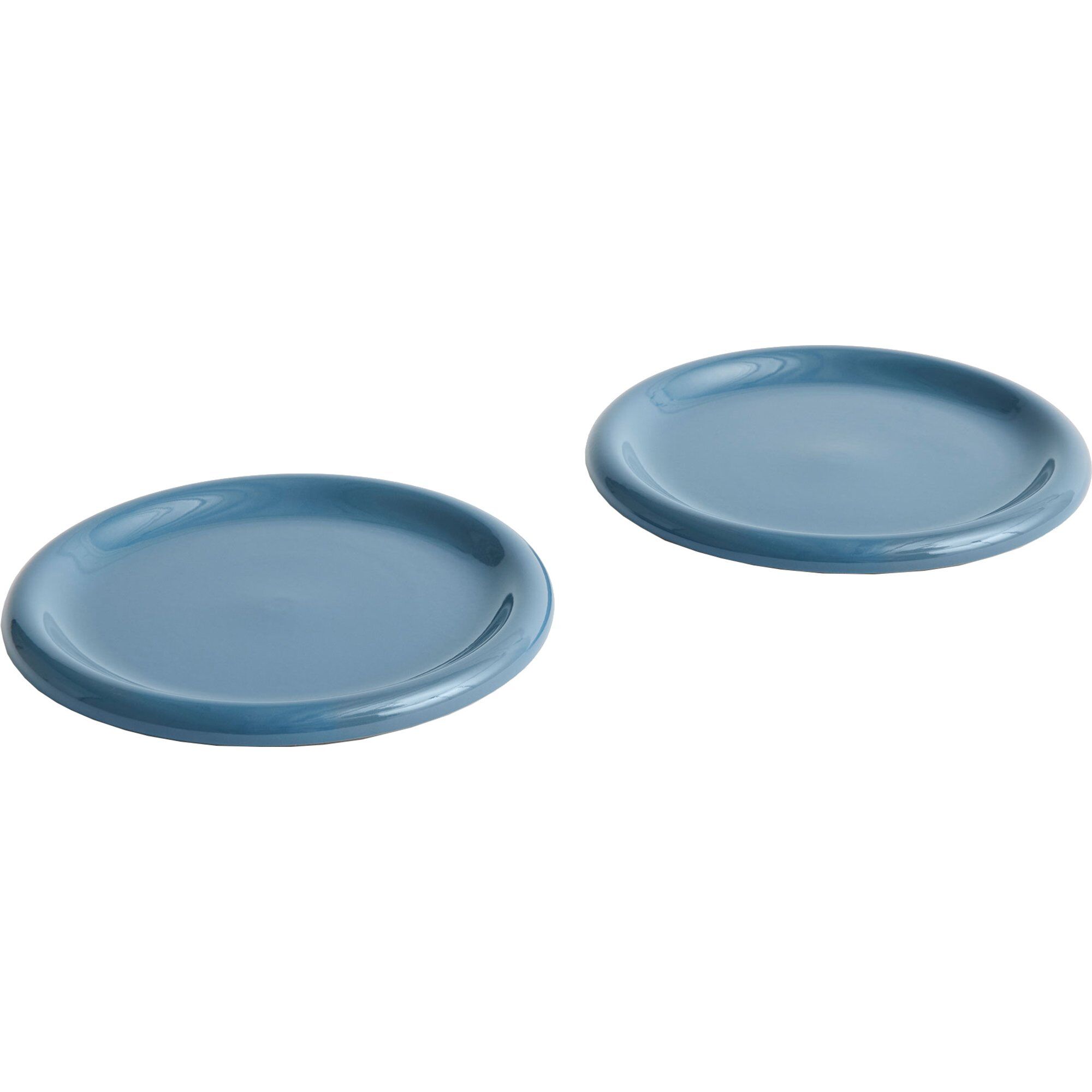 Hay Barro tallerken Ø24, mørkeblå, 2-pack