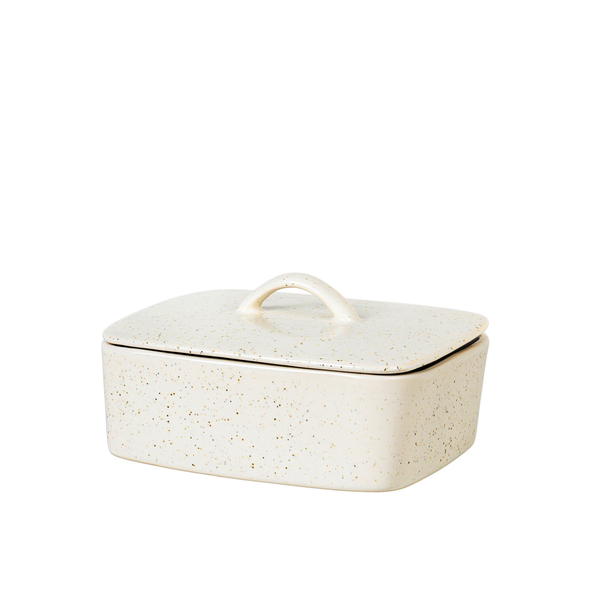 Broste Nordic Vanilla smørboks med låg