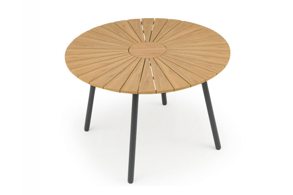 DaneLine Adam Havebord - Nonwood - Ø110 cm - Grå