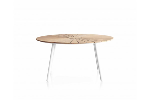 DaneLine Eva Havebord Ø150 cm - Hvid