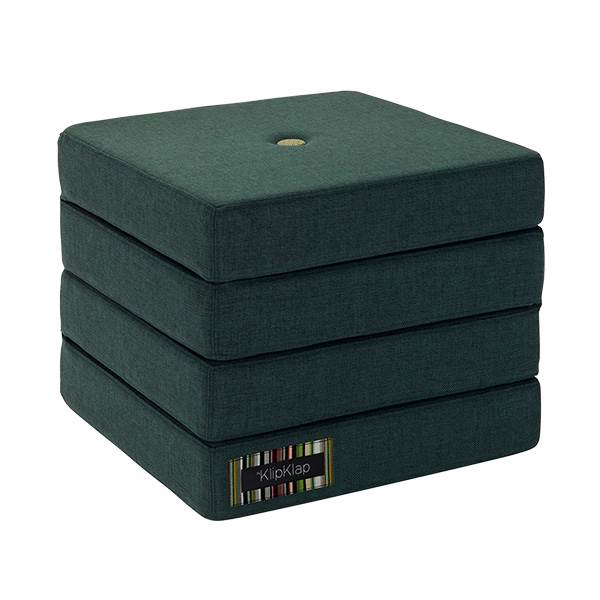 by KlipKlap KK 4 fold Deep green w. light green  : Erling Christensen Møbler