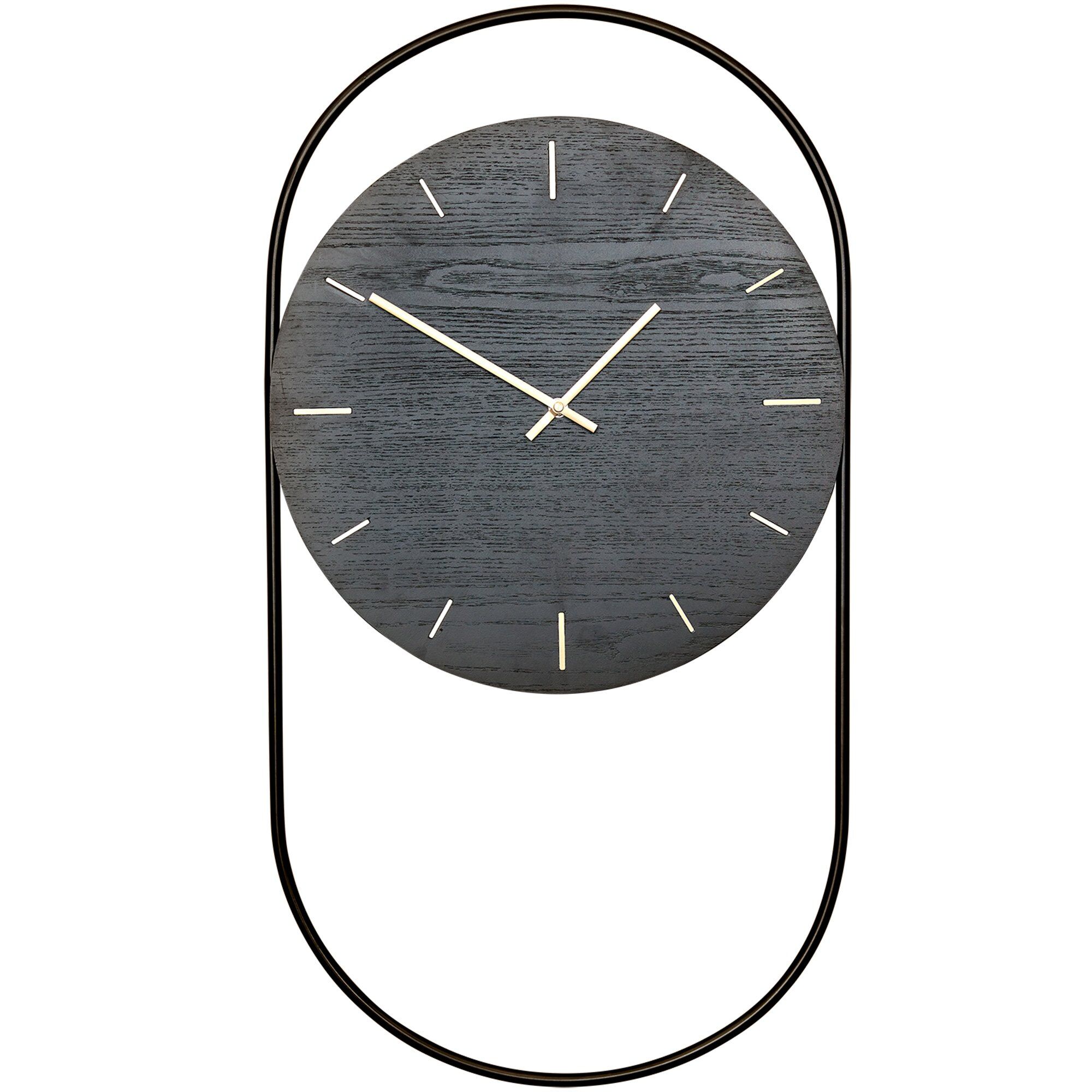 Andersen A-Wall ur sort/metal