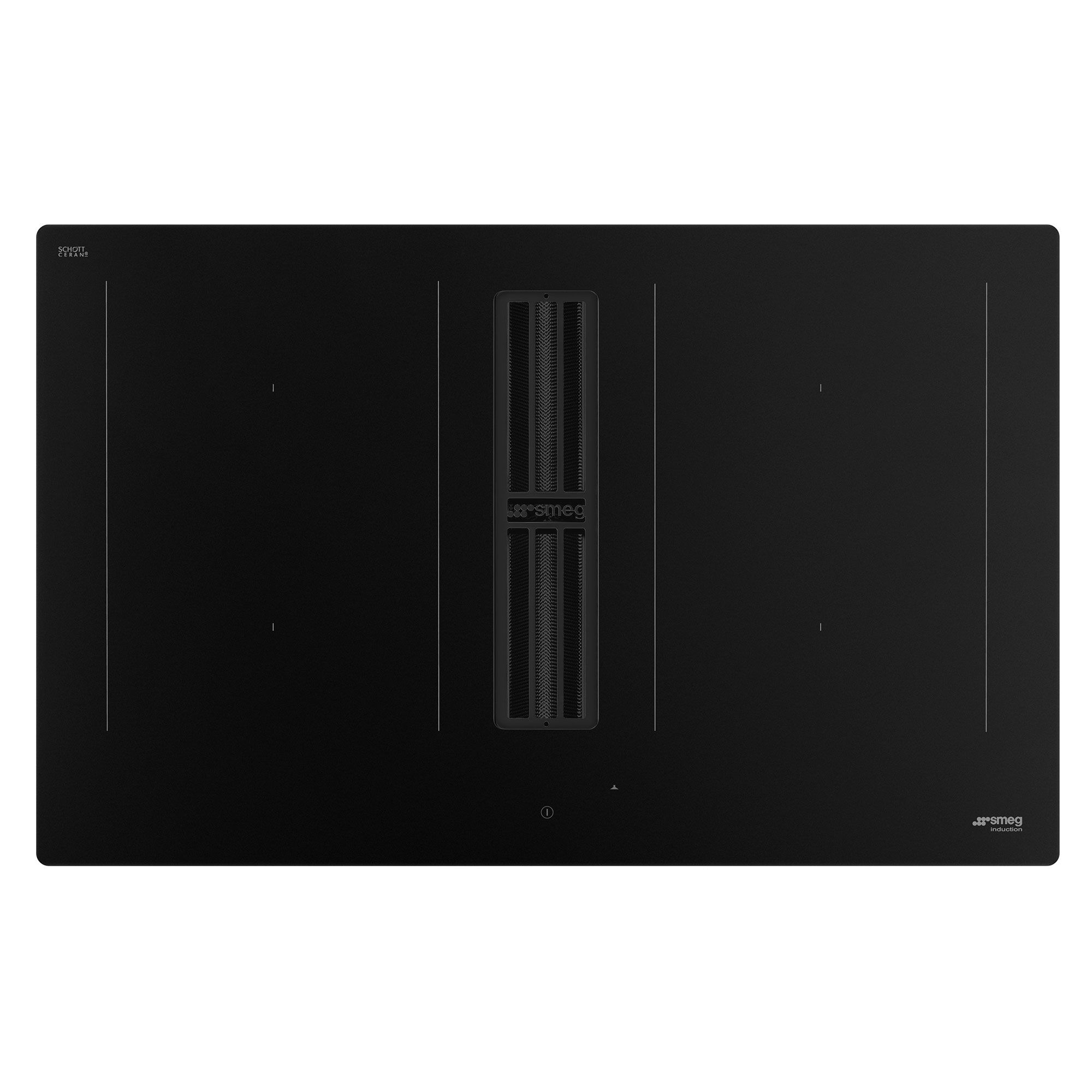 Smeg HOBD382N2 induktionskogeplade 83 cm med integreret ventilator