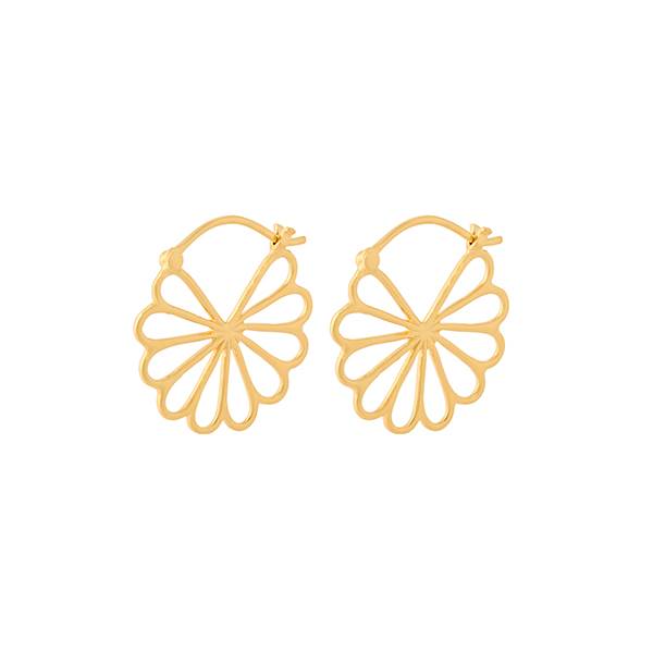 Pernille Corydon Bellis earrings - Forgyldt  : Erling Christensen Møbler