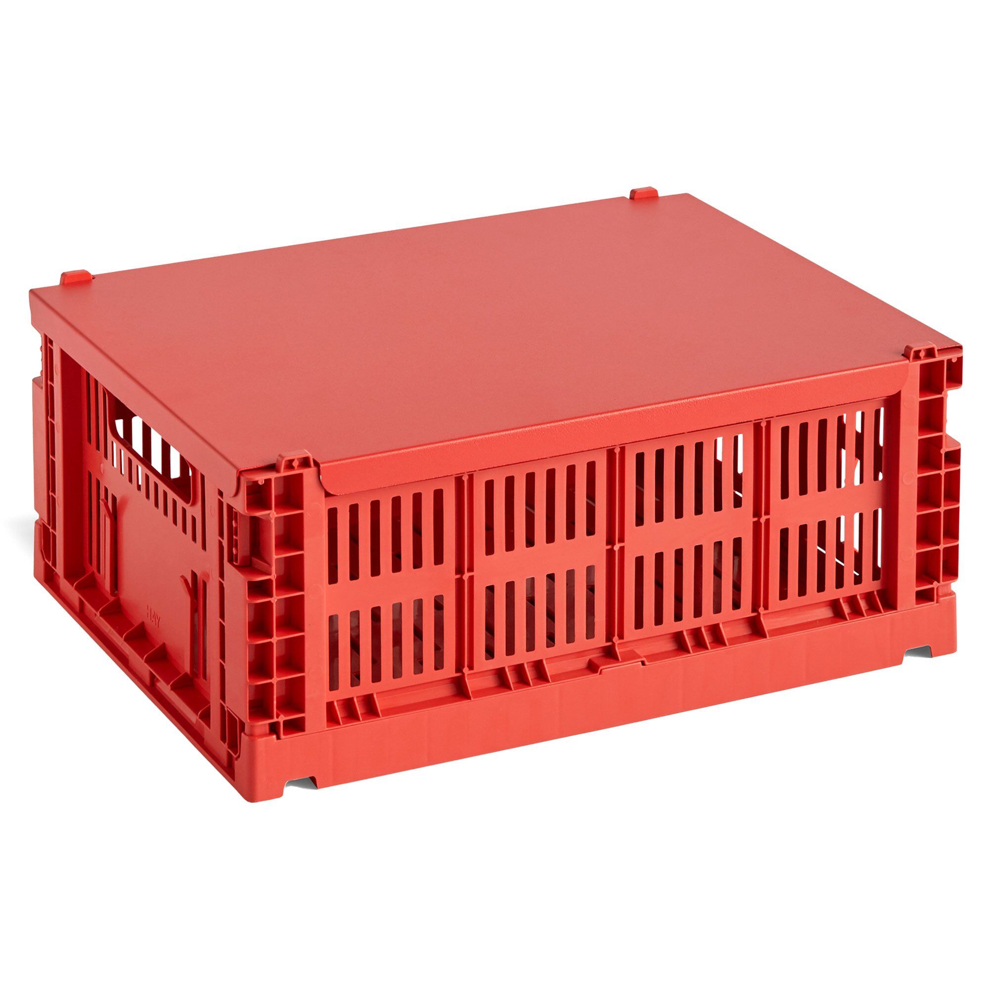Hay Låg, Colour Crate, rød, medium