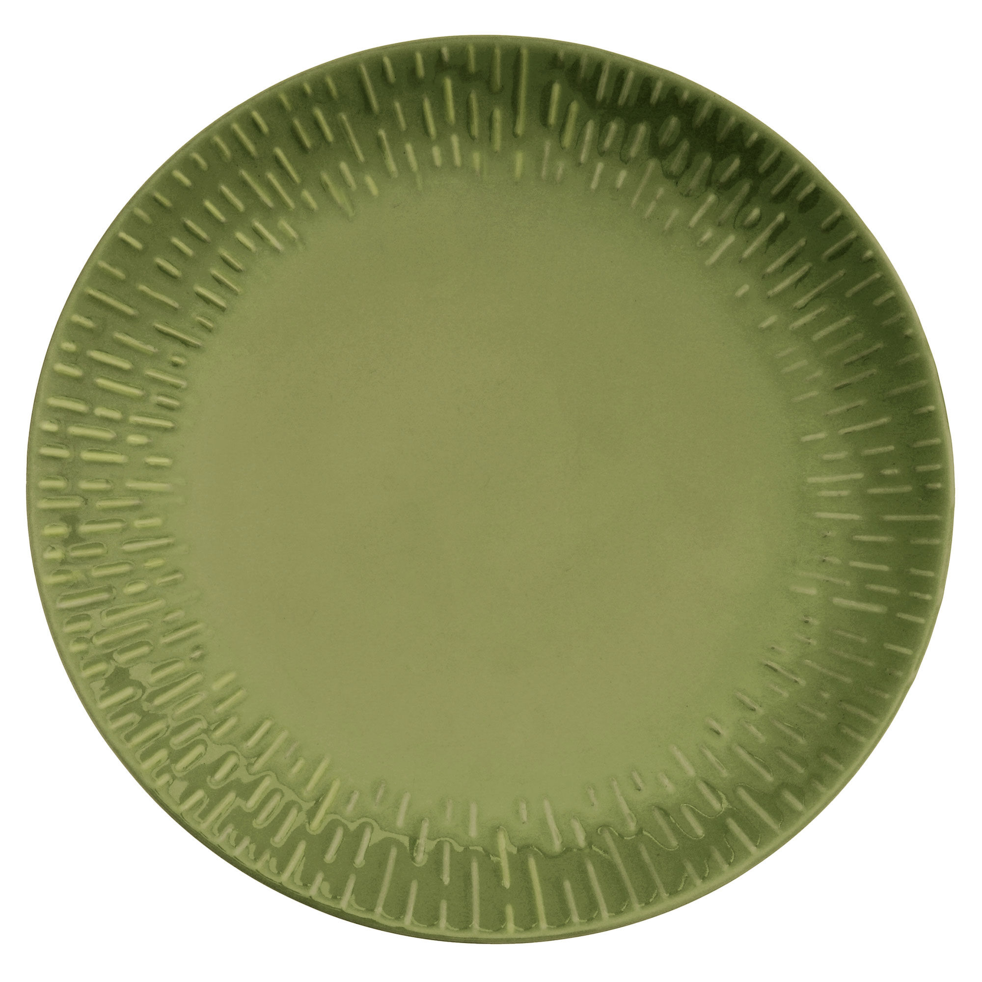 Aida Confetti middagstallerken 27,5 cm, olive