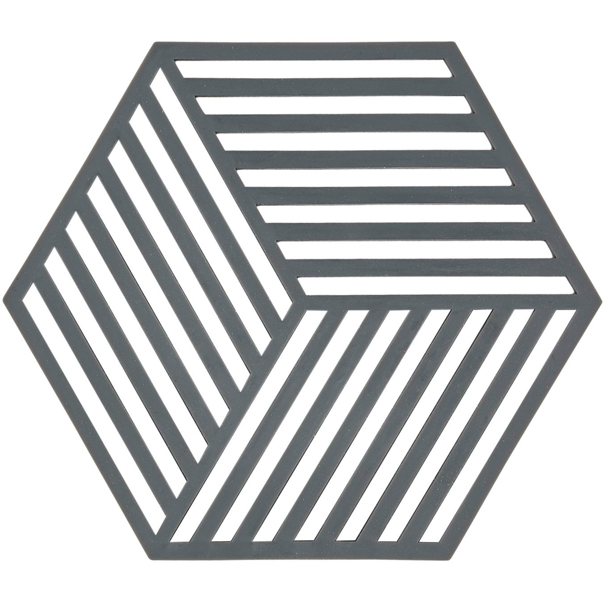 Zone Bordskåner Hexagon, cool grey