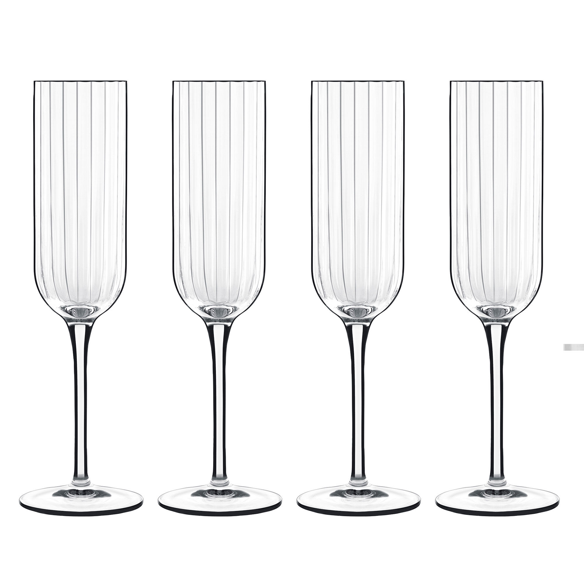 Luigi Bormioli Bach Champagneglas, 4 stk.