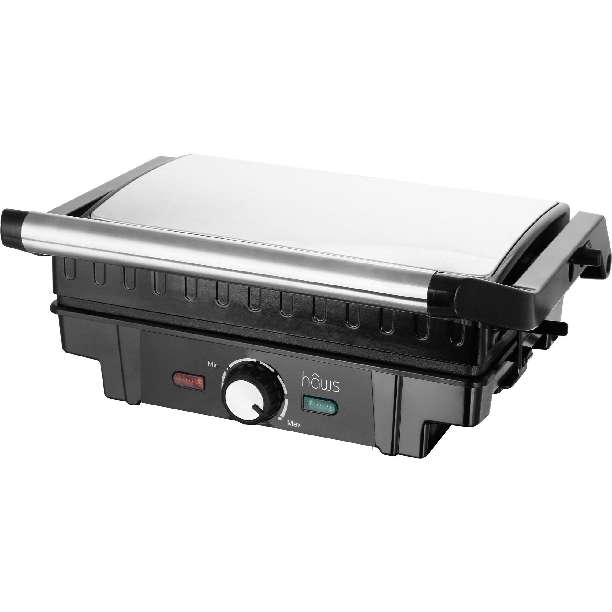 HÃ¢ws Falster bord-/paninigrill, sort/rustfri