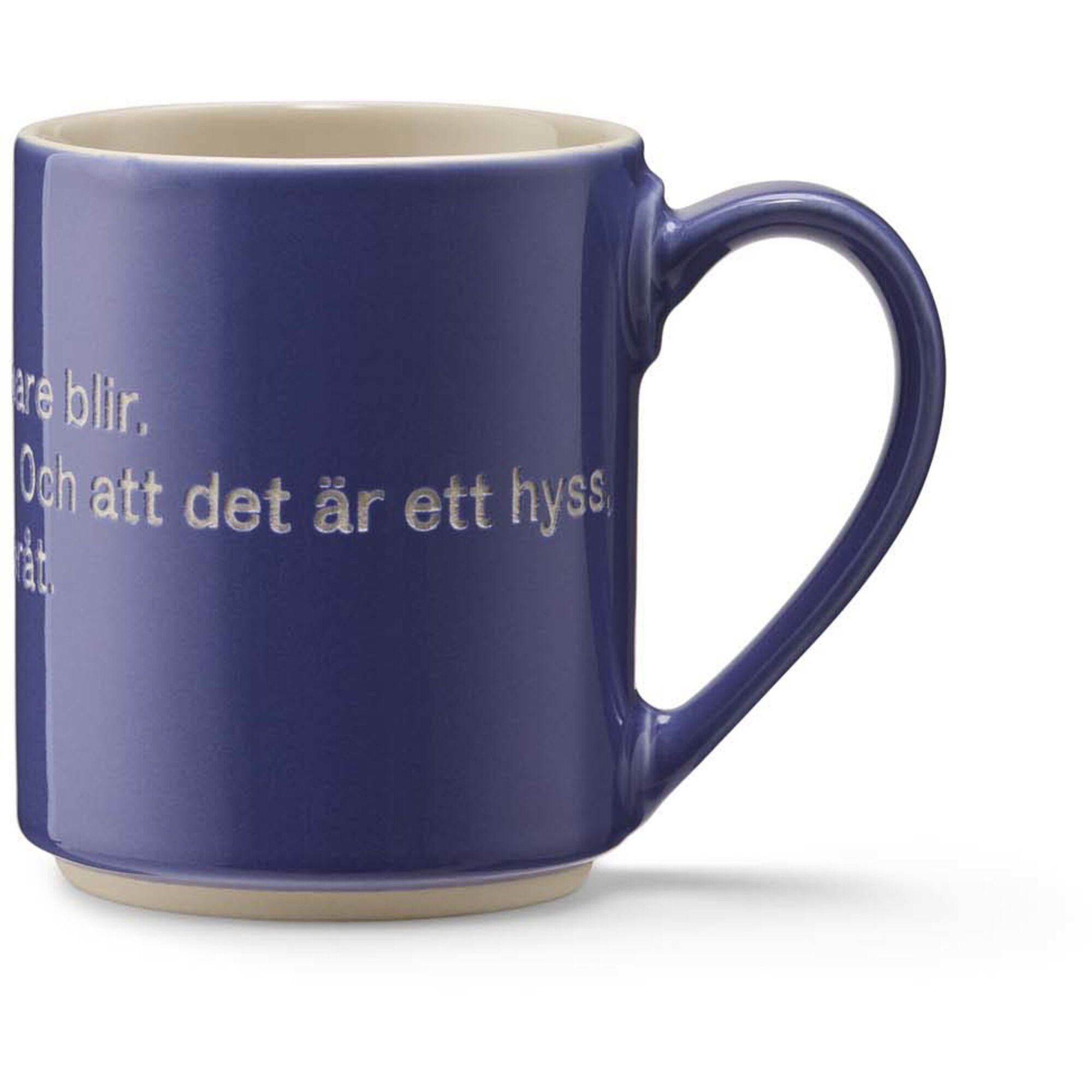 Design house stockholm Astrid Lindgren mugg, Hyss hittar man inte på