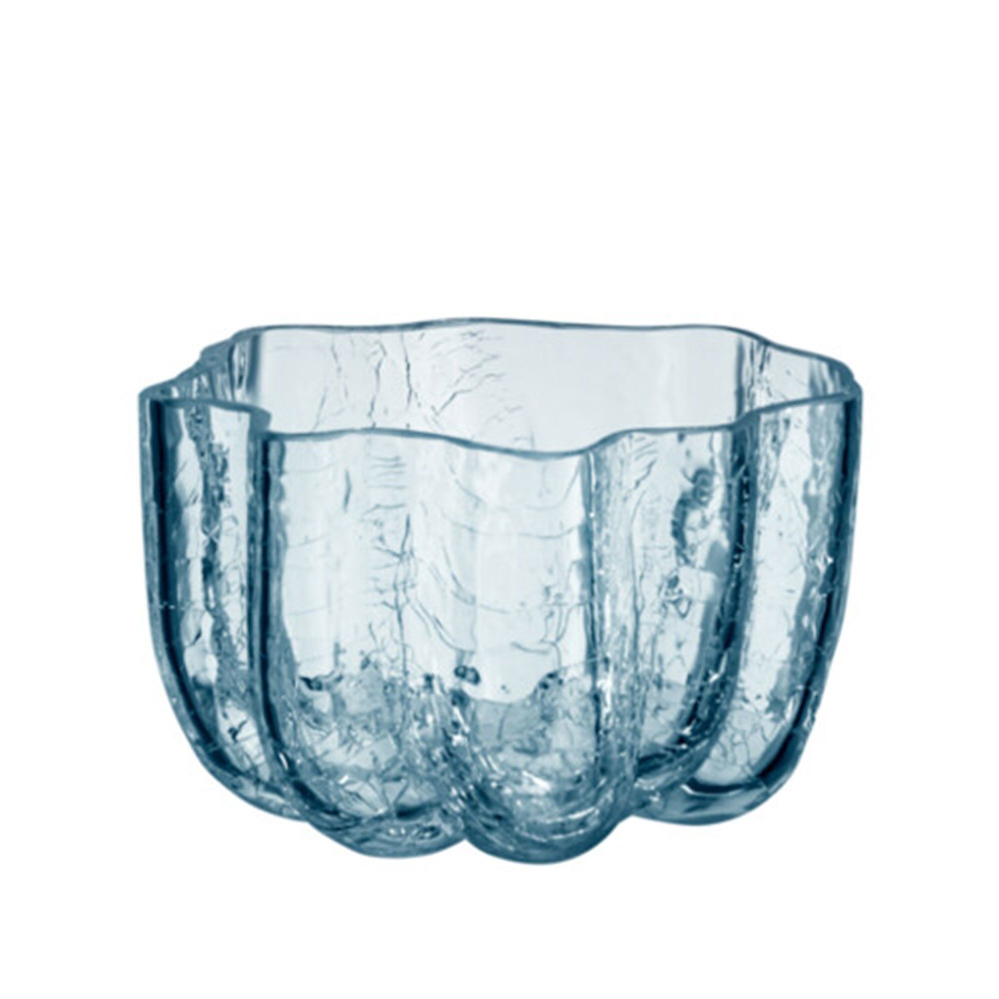 Kosta boda Crackle Lysestage 5,8 cm, cirkulær