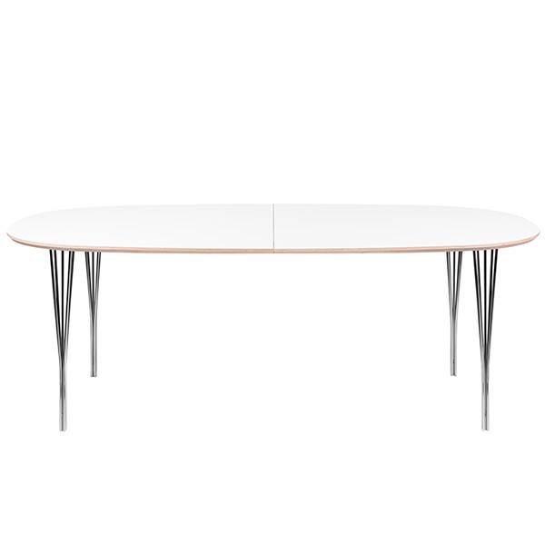 Haslev Symphony 78 spisebord - laminat/splitben - 105 x 200 cm.  : Erling Christensen Møbler