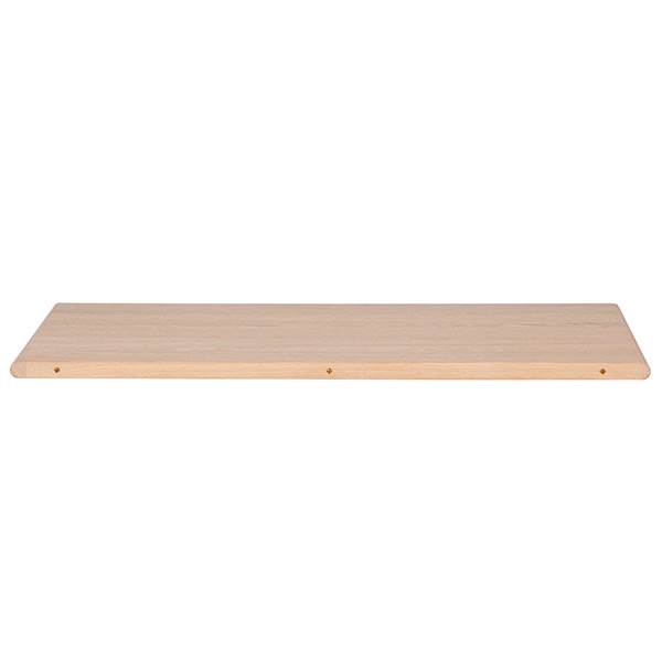 Haslev Symphony tillægsplade - hvidolieret eg finér - 105x48 cm.  : Erling Christensen Møbler