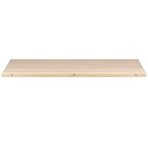 Haslev Ida tillægsplade - massiv - 95x48 cm - hvidolieret eg  : Erling Christensen Møbler