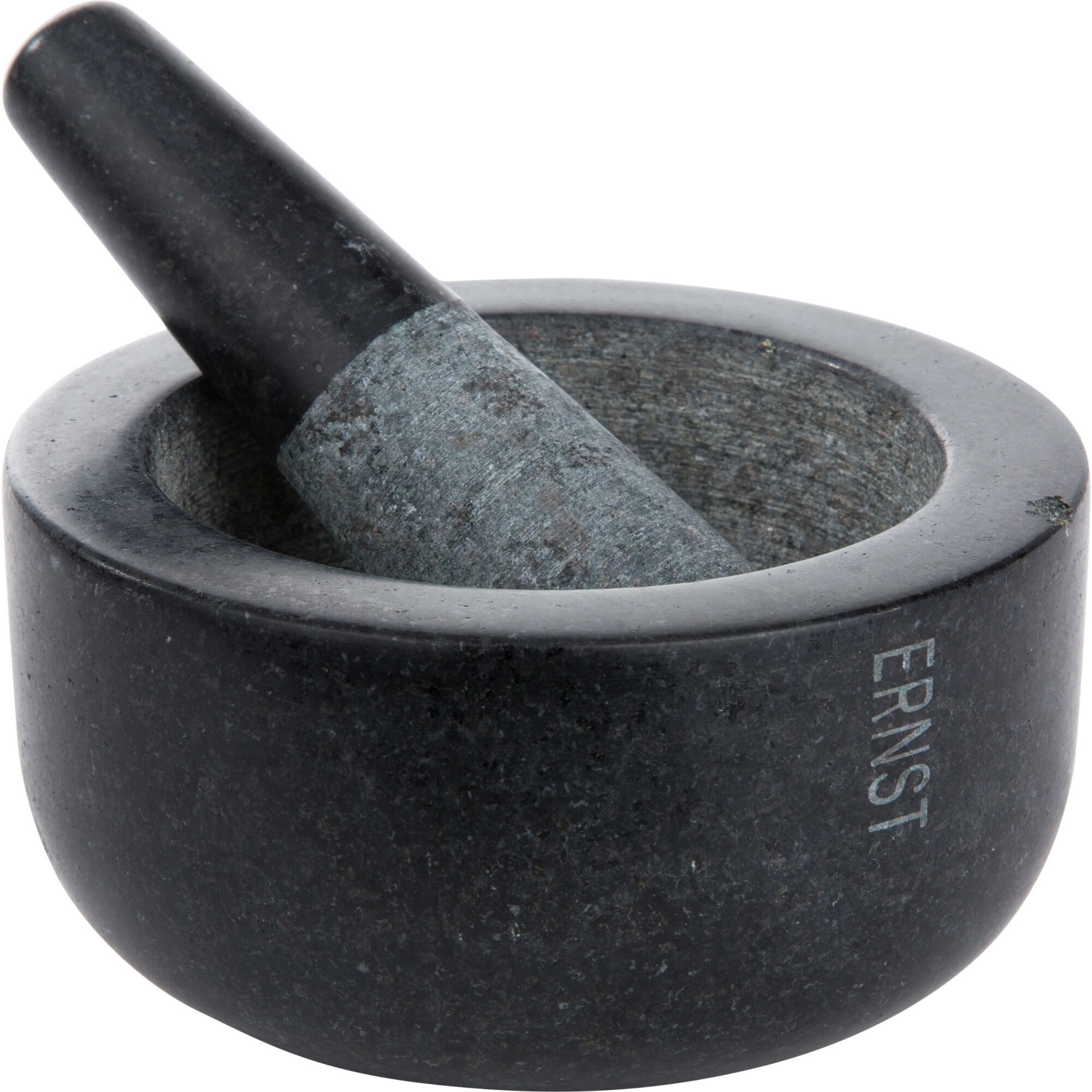 Ernst Morter i sort granit, stor