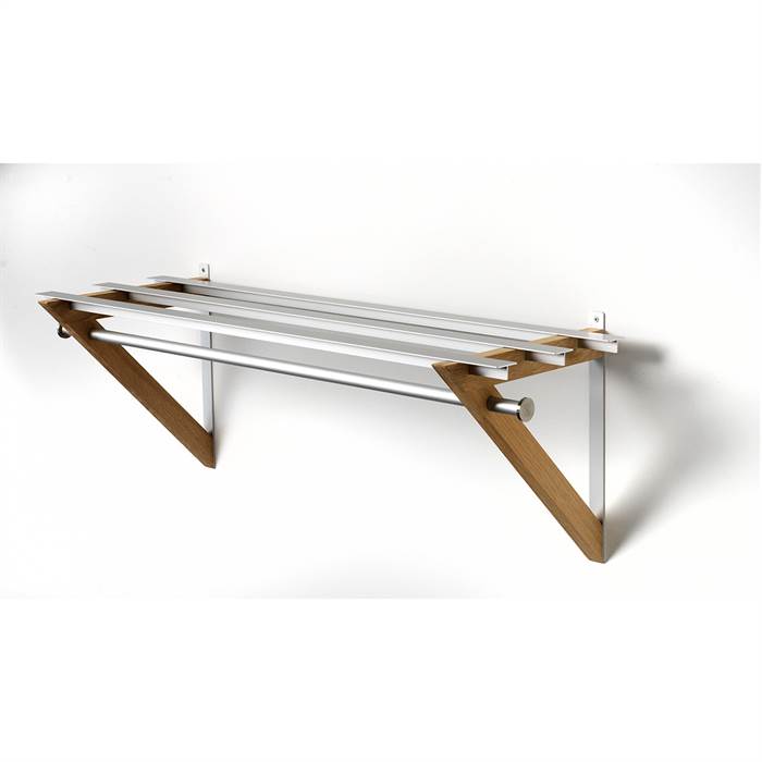 Hoigaard Design Hoigaard HH6 hattehylde - 35 x 68 cm - Sæbebehandlet eg : Erling Christensen Møbler  : Erling Christensen Møbler