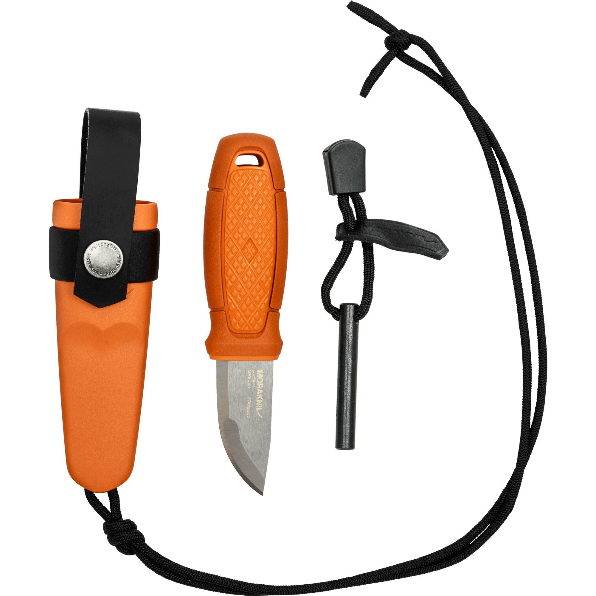 Morakniv Eldris med tændstål-kit (S), burnt orange