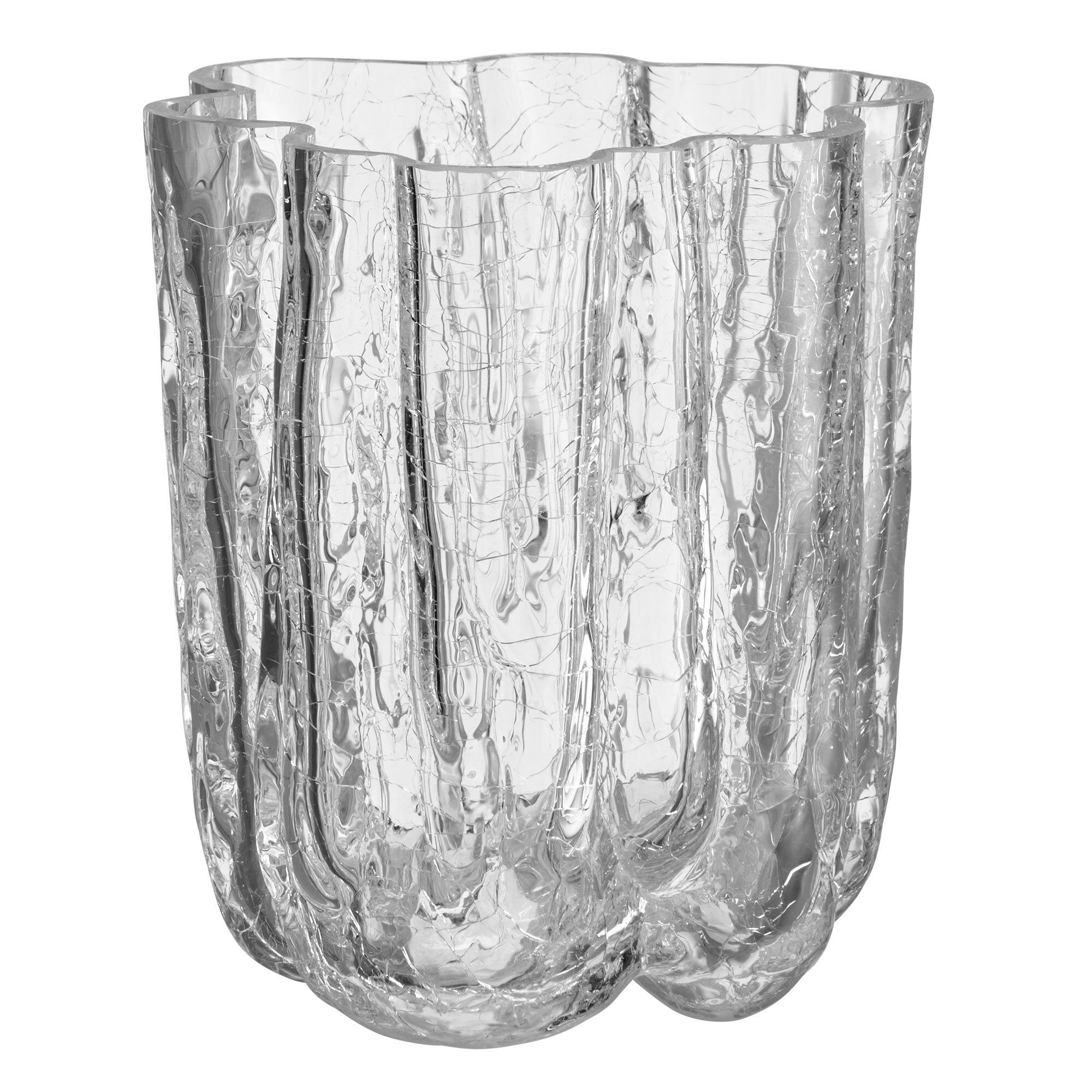 Kosta boda Crackle Vase 12,1 cm, klar