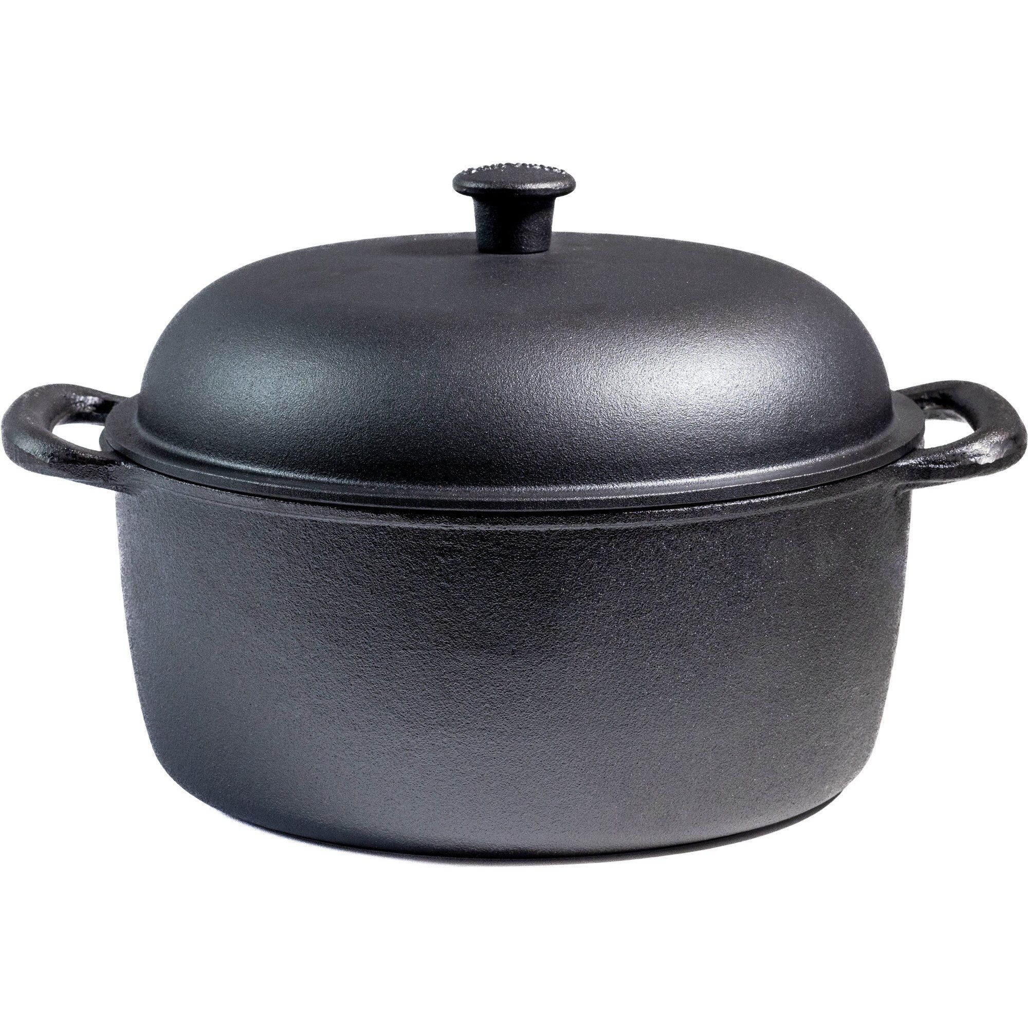 Carl victor Støbejernsgryde med låg 7 liter