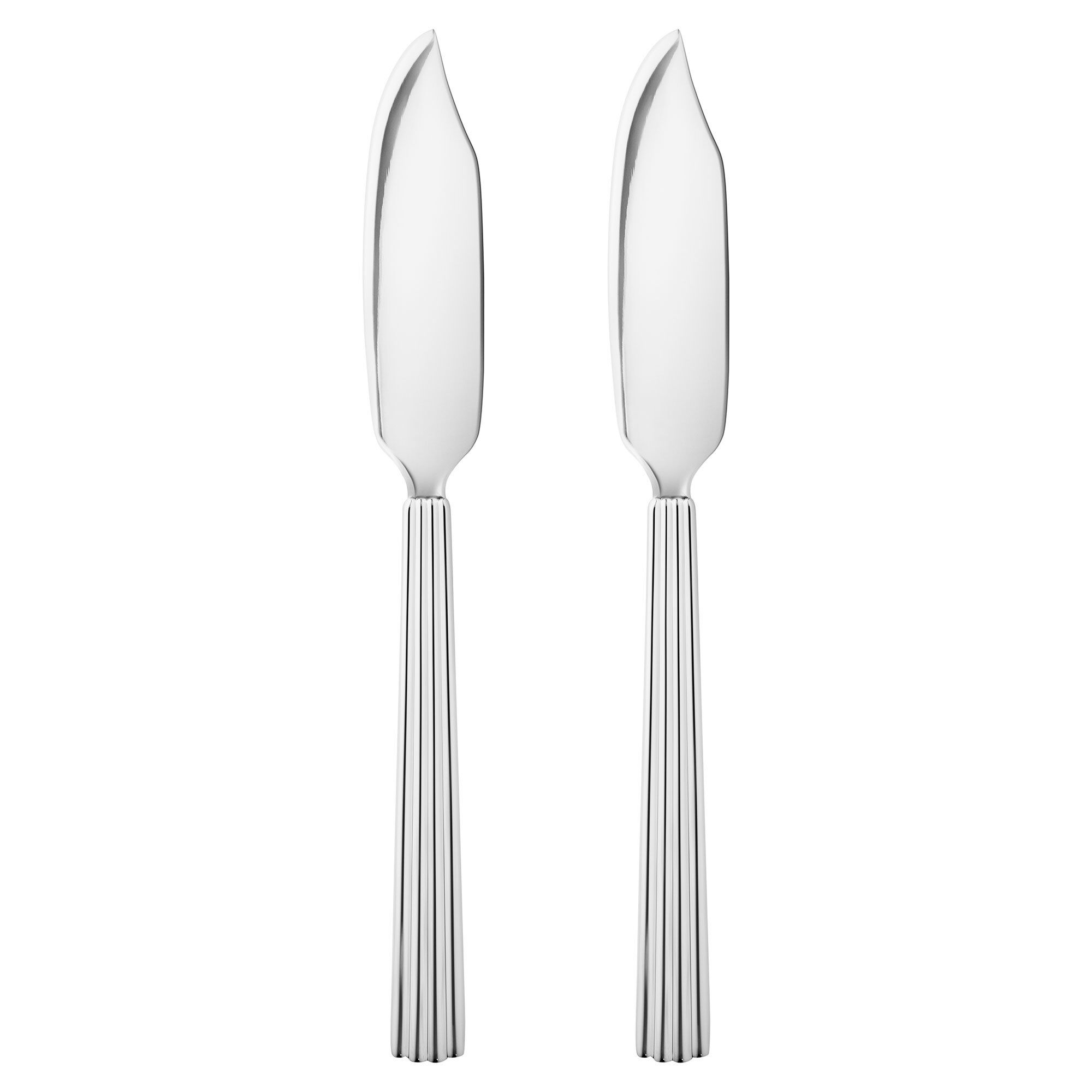 Georg jensen Bernadotte fiskekniv 8,5 cm, rustfrit stål