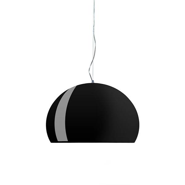 Kartell FL/Y pendel Glossy Opaque - sort  : Erling Christensen Møbler