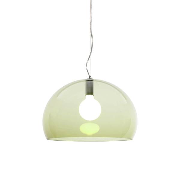 Kartell FL/Y pendel transparent - Olive Green  : Erling Christensen Møbler