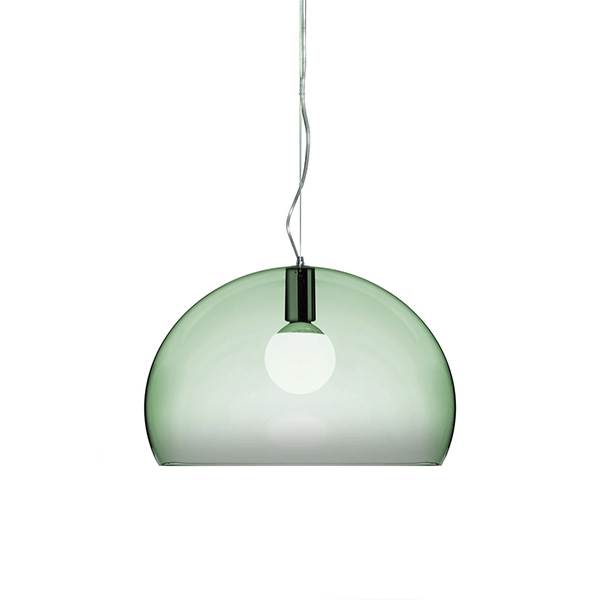 Kartell FL/Y pendel transparent - Sage Green  : Erling Christensen Møbler