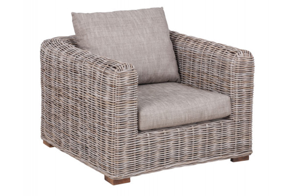 Kubu Sofastol - Naturrattan