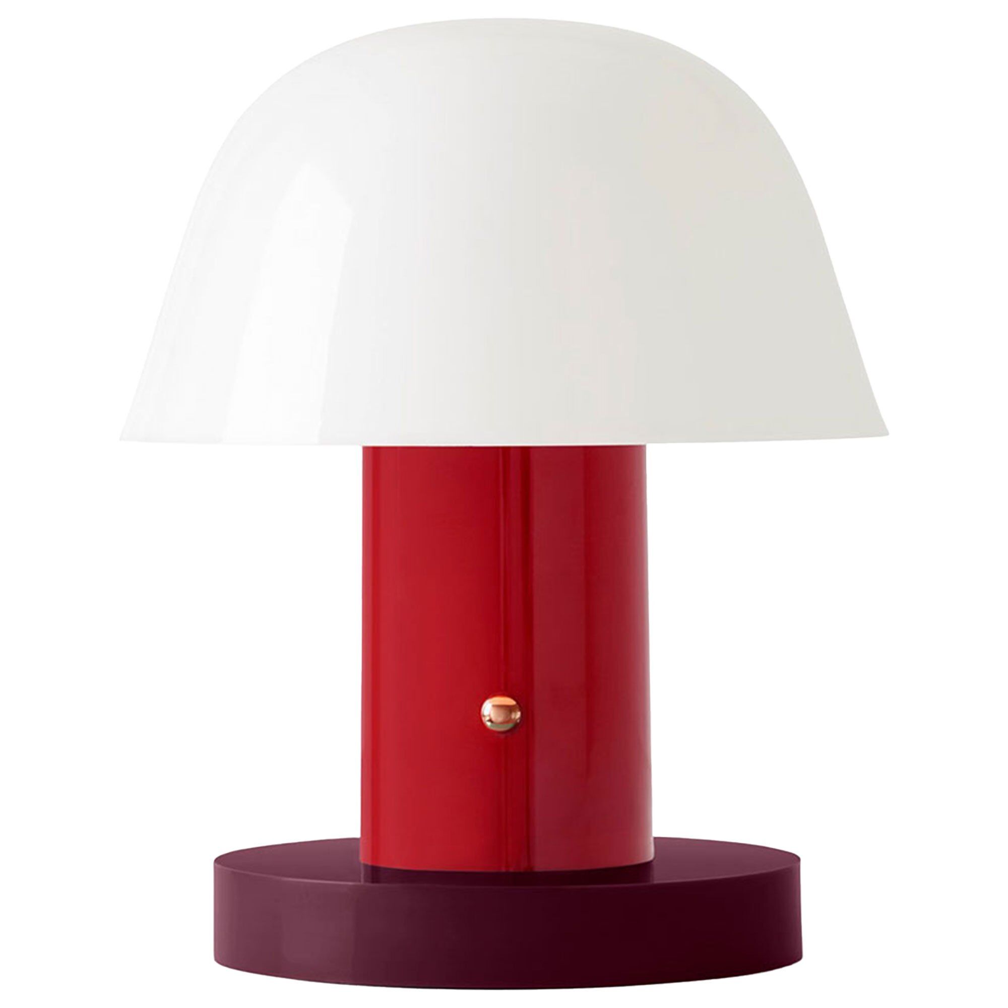 Andtradition &Tradition Setago JH27 bærbar lampe, maroon