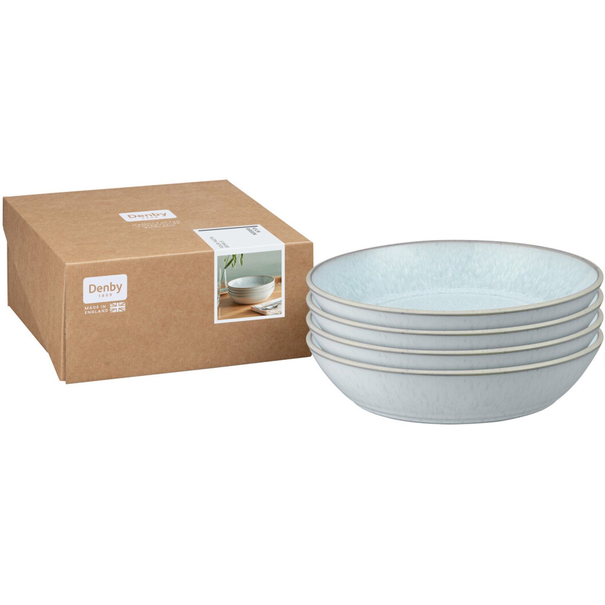 Denby Kiln Green, sæt med 4 pastaskåle