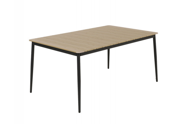 Malmø Havebord - 100x160 cm - Mørkegrå