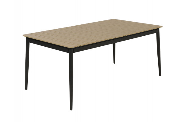 Malmø Udtræksbord - 100x180/235 cm - Mørkegrå