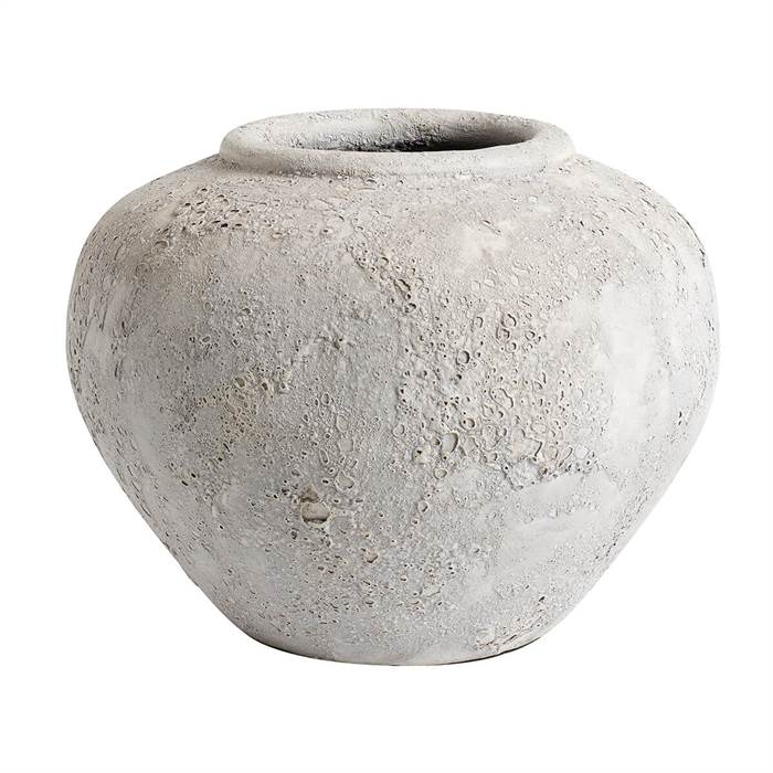Muubs Luna krukke 26 cm. - grå  : Erling Christensen Møbler