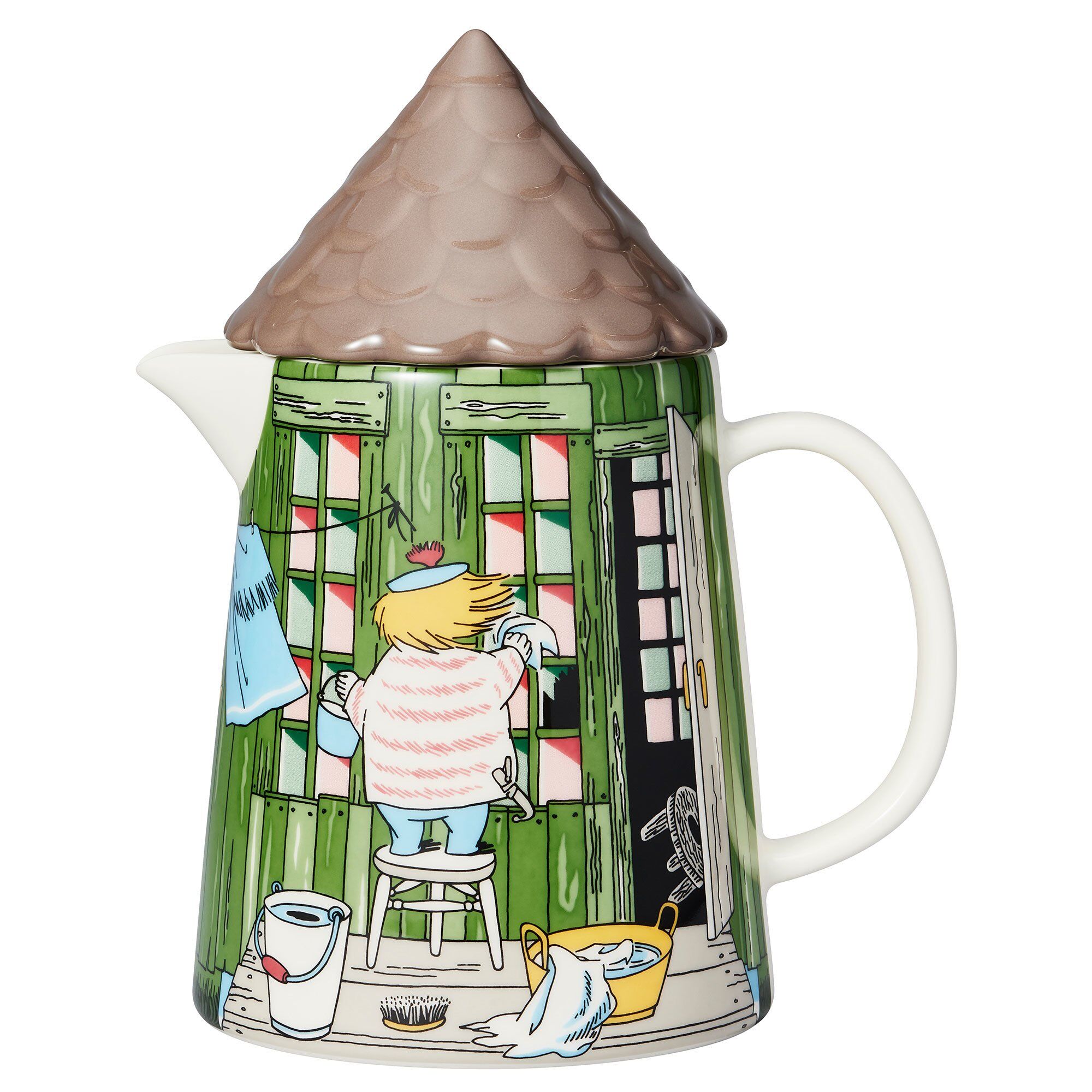 Arabia Mumi Kande med låg, Badehuset