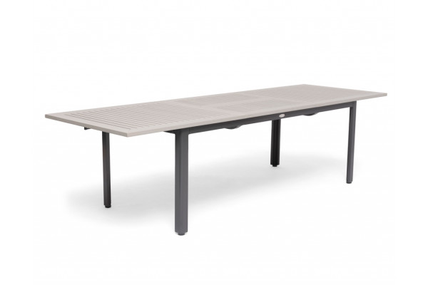 Nydala Havebord - 90x200/280 cm - Lys Grå