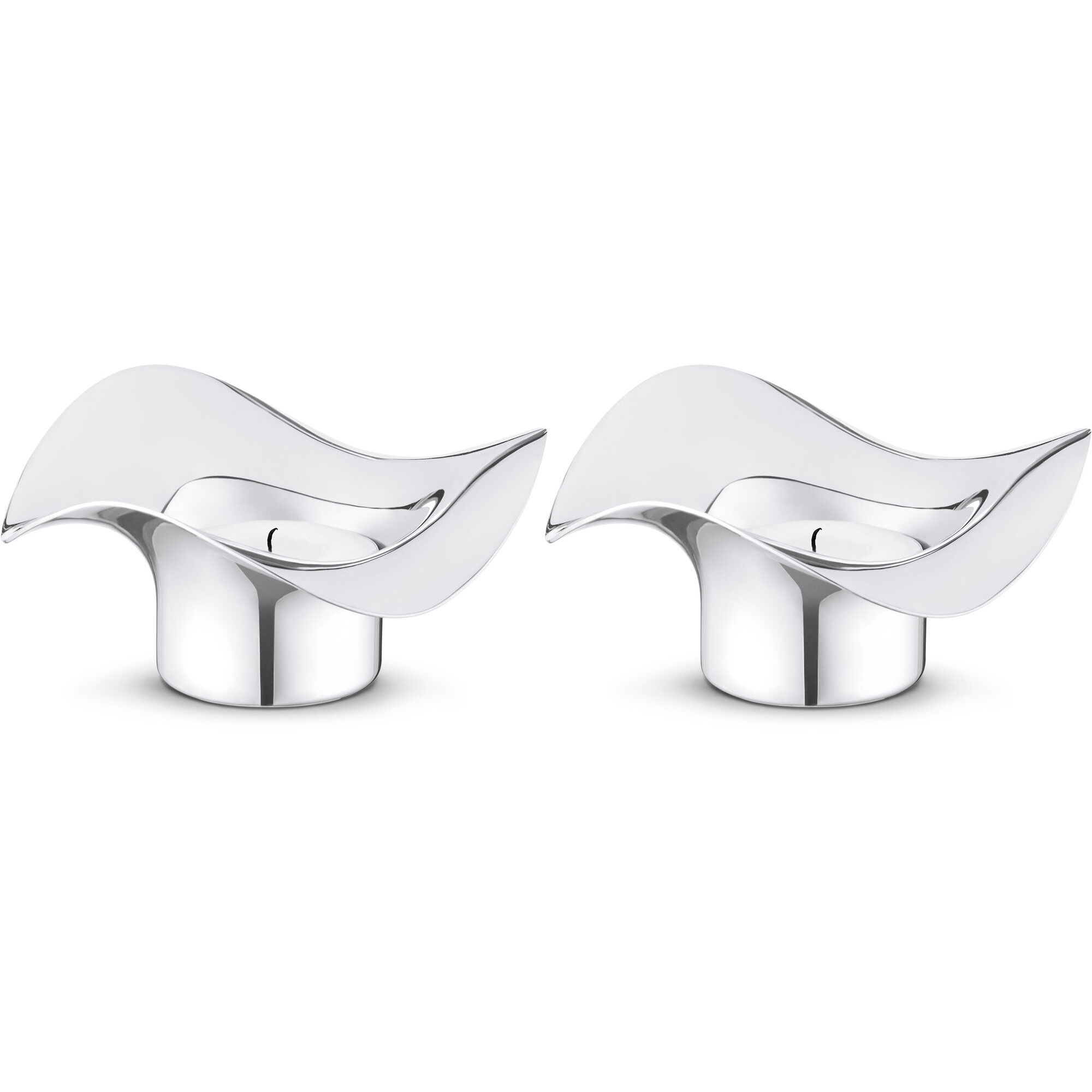 Georg jensen Cobra Fyrfadsstage, 2 stk.