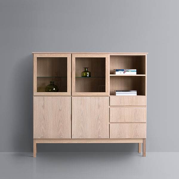 Klim Møbelfabrik Klim Furniture reol 2059 - eg hvidolie : Erling Christensen Møbler  : Erling Christensen Møbler