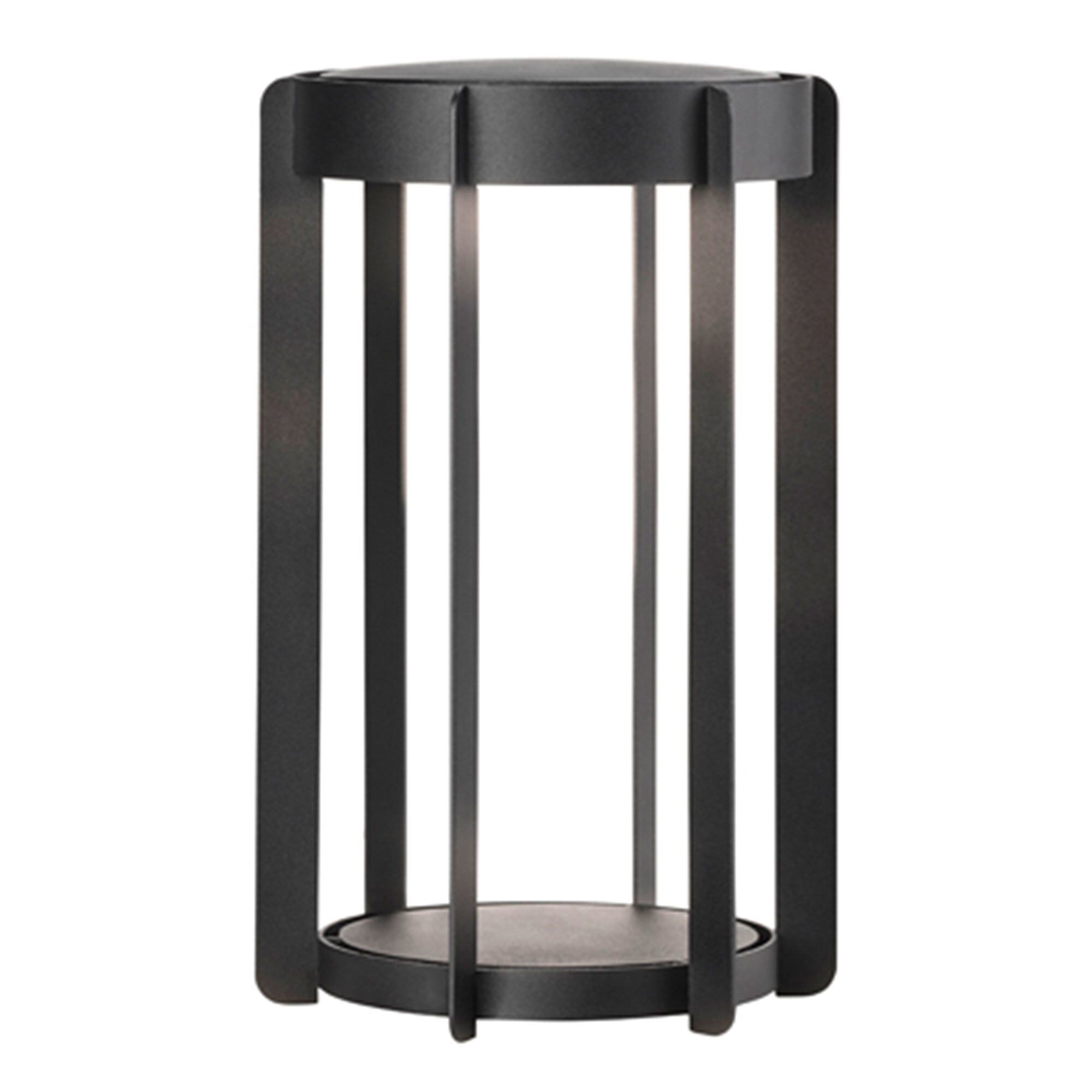 Zone Firefly LED lygte, sort aluminium