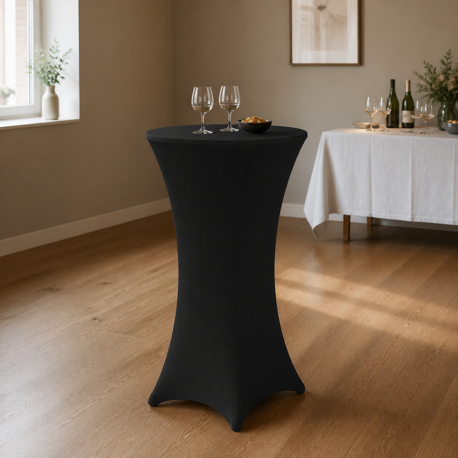 Barbordsdæksel Ø60 cm, sort